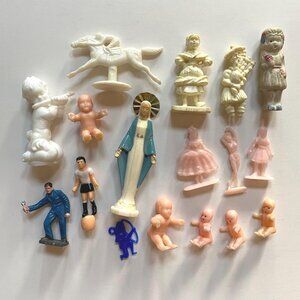 Plastic Gumball Charms for Crafting Jewelry Making Tiny Cute LOT